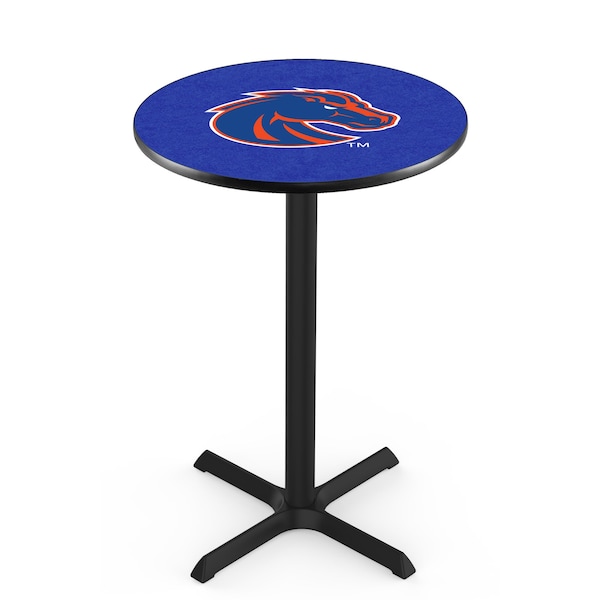 42" Blk Wrinkle Boise State Pub Table